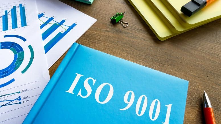 Un livre sur le plan d'assurance qualité ISO 9001