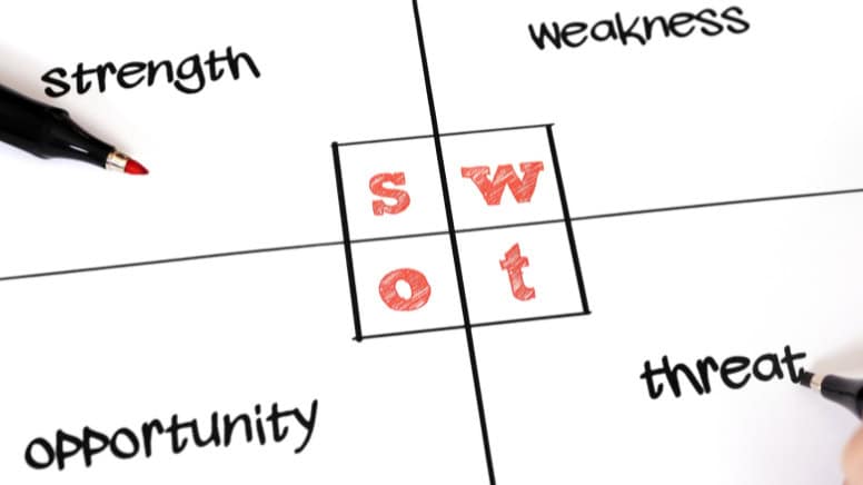 Une illustration de la méthode SWOT pour la mise en place d'une démarche qualité