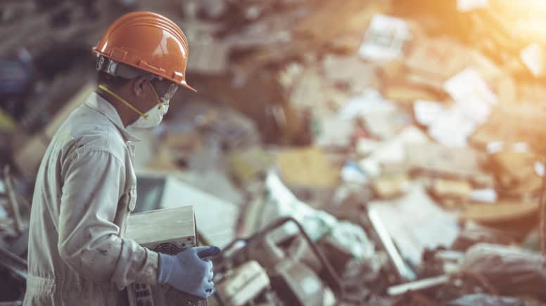 Les déchets d'une entreprise