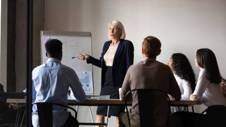 Un formation au sein d'une entreprise