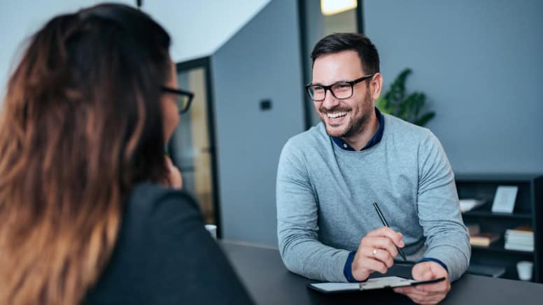 Un interview pour collecter des données en vue d'un audit ISO 9001