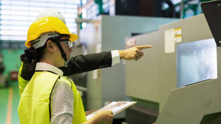 Une entreprise qui réalise un audit interne ISO