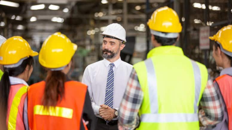 Une formation de base en système management de la sécurité pour des personnes travaillant en usine
