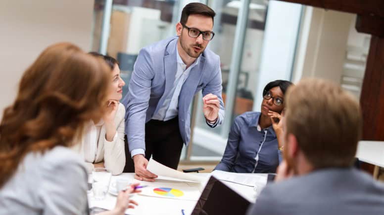 Une formation en management qualité dans une entreprise