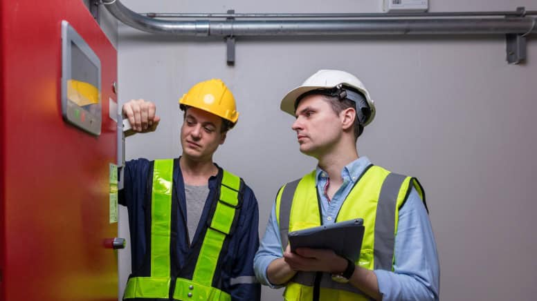 Une simulation durant une formation en management sécurité