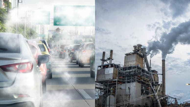 La pollution carbone industrielle face à la pollution carbone personnelle