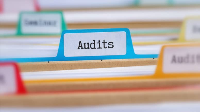 Des documents concernant les audits d'une entreprise