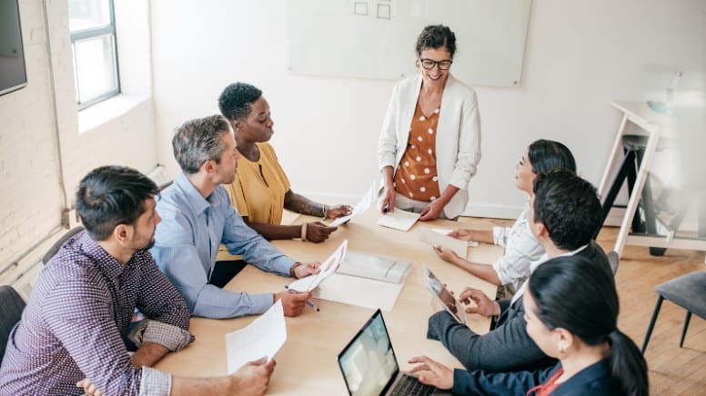 Une formatrice en norme ISO 45001
