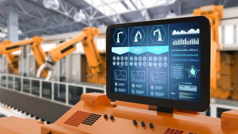 Utilisation de technologie moderne dans une usine